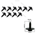 60pc U-Shape Metal Nut/Screw Washers for BMW E46 E92 E90 F10 Car Fender Bumper Cross Head Screws Engine Guard Clip Chassis Sheet