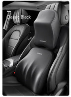 Car Lumbar Back Support Memory Foam Headrest Neck Lumbar Pillow Universal Soft Neck Pillows Seat Cushion Car Interior Accessorie