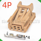 4 Pin Automotive Connectors Rearview mirror adjustment background light Wire harness Pl...