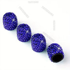 4pcs Diamond Crystal Car Tire Valve Caps Shining Dust-proof Wheel Valve Cover Vehicle Bling Valve Cap Car Styling Amagi