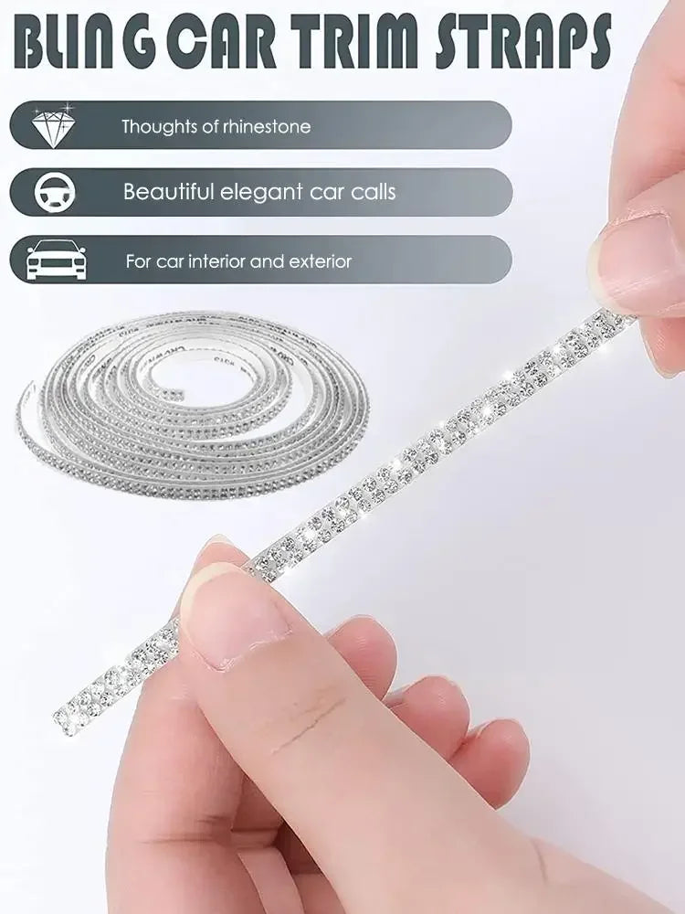 Car Decorative Stickers Auto Crystal Artificial Diamond Girls Car Decoration Accessories Auto Interior Cover  Waterproof amagi
