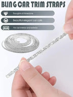 Car Decorative Stickers Auto Crystal Artificial Diamond Girls Car Decoration Accessories Auto Interior Cover  Waterproof amagi