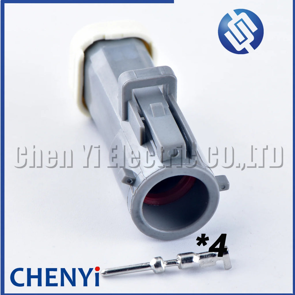 4 Pin Automotive waterproof connector front and rear sensor O2 Oxygen Sensor harness plug 3U2Z-14S411-HZB For Ford Mondeo Focus