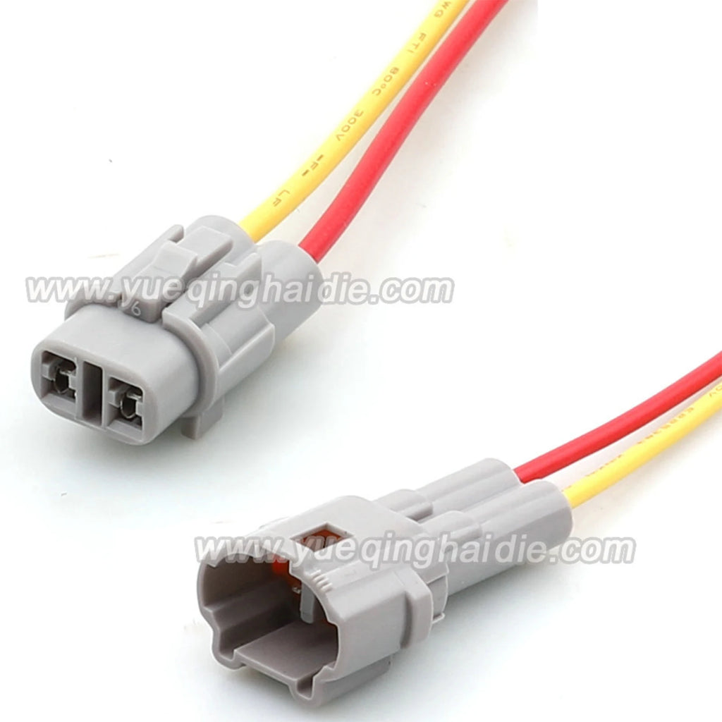 2 Pin Auto Waterproof Housing Electrical Cable Connectors 2mm Female Male Wire Harness Plug For Honda 6180-2321 6187-2311