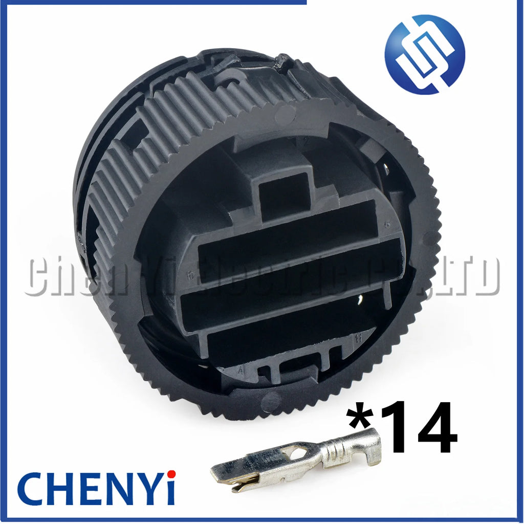 14 Pin Automotive connector male or female Car door Wire harness plug 98958-1021 with Pins For Peugeot Citroen Renault