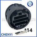 14 Pin Automotive connector male or female Car door Wire harness plug 98958-1021 with Pins For Peugeot Citroen Renault