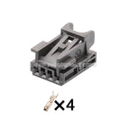 4Pin Connector Unsealed 0.6mm Male Female Connector Wire Harness Socket AC Assembly Lamp Housing for VW Audi 8K0972994 8K0973754