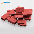 6.3 Double wire elbow silicone sheath 250 terminal elbow sheath high temperature resistant 6.3 flag spring insulation sheath
