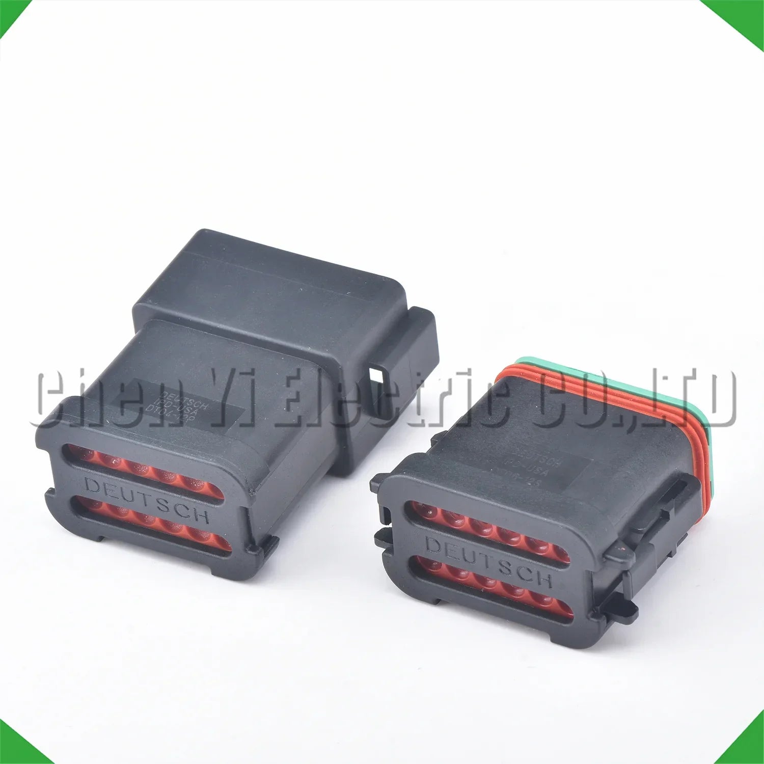 12 Pin Black DT Automotive Connectors Wire harness Plug For Deutsch DT06-12S DT04-12P D...