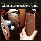 2/1pcs Multifunction Car Seat Hanging PU Leather Storage Bag Organizer Rear Seat Hanging Pouch Tissue Box Trash Dustb Accessorie