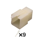 9PIN Connector Unsealed 2.8mm Male Female Connector Handle Switch Plug Wiring Harness Cable Socket 6030-9991 6040-9111