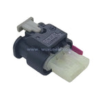 10 Sets 3 Pin 2-1718644-1 Sealed Female Male Wire Connector for Camshaft Sensor VW 4F0973703 Plug
