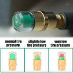 8/1pcs Car Tire Pressure Indicator Tire Pressure Gauge Indicator Alert Monitoring Valve Cap Sensor External Valve Detection