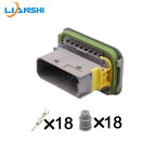 The 18-core urea pump sensor DJ7183C-1.5-11/21 is suitable for new energy vehicle connectors with the number 3-1563759-1