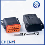 12 Pin Waterproof Connector Plug DT06-12S DT04-12P DT06-12SB DT04-12PB DT06-12SC DT04-12PC DT06-12SD DT04-12PD with Pins