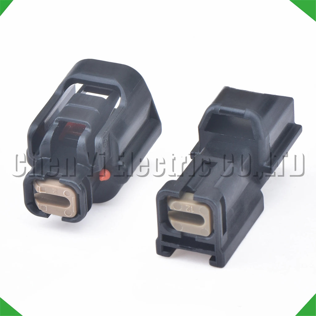 2 Pin automobile waterproof reversing radar probe sensor connector Wire harness plug 72...