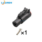The DTHD04-1-12P male and female plug and the DTHD06-1-12S are suitable for automotive connectors with terminals