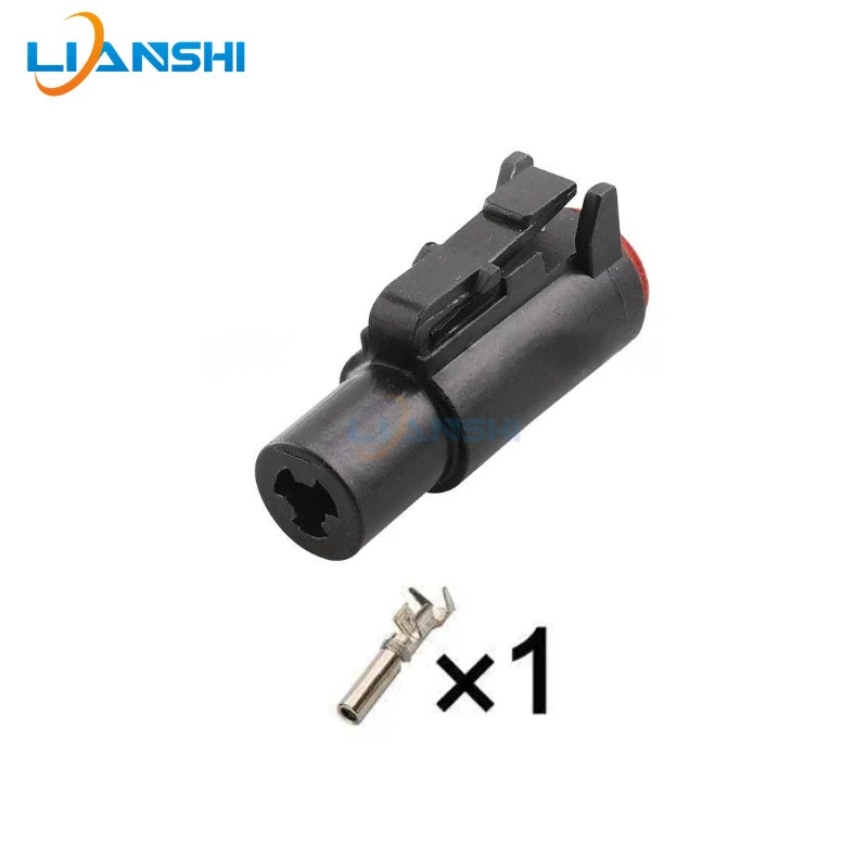 The DTHD04-1-12P male and female plug and the DTHD06-1-12S are suitable for automotive connectors with terminals
