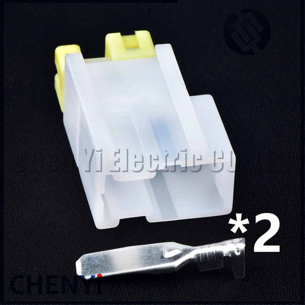 2 Pin male or female Automotive connector Horn plug Car air conditioning blower plug Mechanical control panel plug 7122-6020