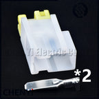 2 Pin male or female Automotive connector Horn plug Car air conditioning blower plug Mechanical control panel plug 7122-6020