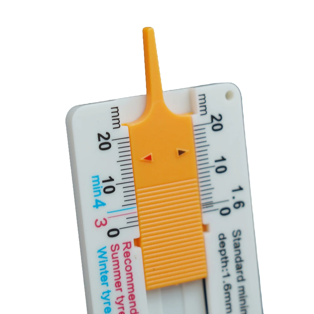 1 PCS Plastic Tire  Tread Ruler 0-20MM Vernier Depth  Caliper Tire Tread Depth Ruler Tire  Tread Depth Ruler  Vernier Depth Gage
