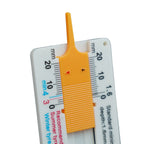1 PCS Plastic Tire  Tread Ruler 0-20MM Vernier Depth  Caliper Tire Tread Depth Ruler Tire  Tread Depth Ruler  Vernier Depth Gage