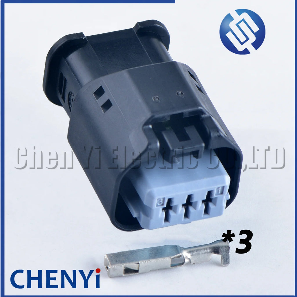 3 Pin female Auto Electri waterproof plug connector E1 C3 C4 1801178-1 1801178-2 1801178-3 1801178-4 for Peugeot Citroen Renault