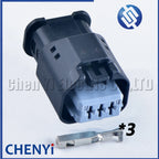 3 Pin female Auto Electri waterproof plug connector E1 C3 C4 1801178-1 1801178-2 1801178-3 1801178-4 for Peugeot Citroen Renault