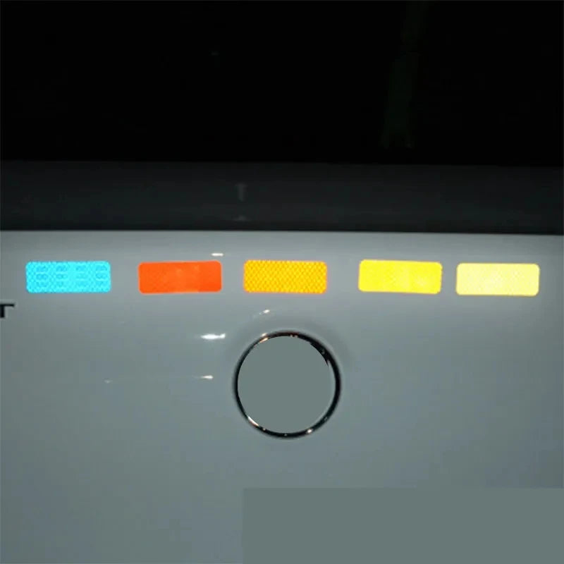 Car Door Reflective Sticker Safety Auto Door Opening Warning Reflector Tape Auto Accessory Exterior Interior Reflector Sticker