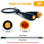 4/10Pcs M8 Waterproof Connectors 2/3/4/5/6 Pin, Male & Female Plug Socket Set, IP67 Wire Cable Connector Kit