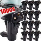 10/1Pcs Car Windshield Wiper Washer Spray Nozzle for Most Car Model Auto 3 Holes Windshield Washer Nozzles Wiper Water Spray Jet