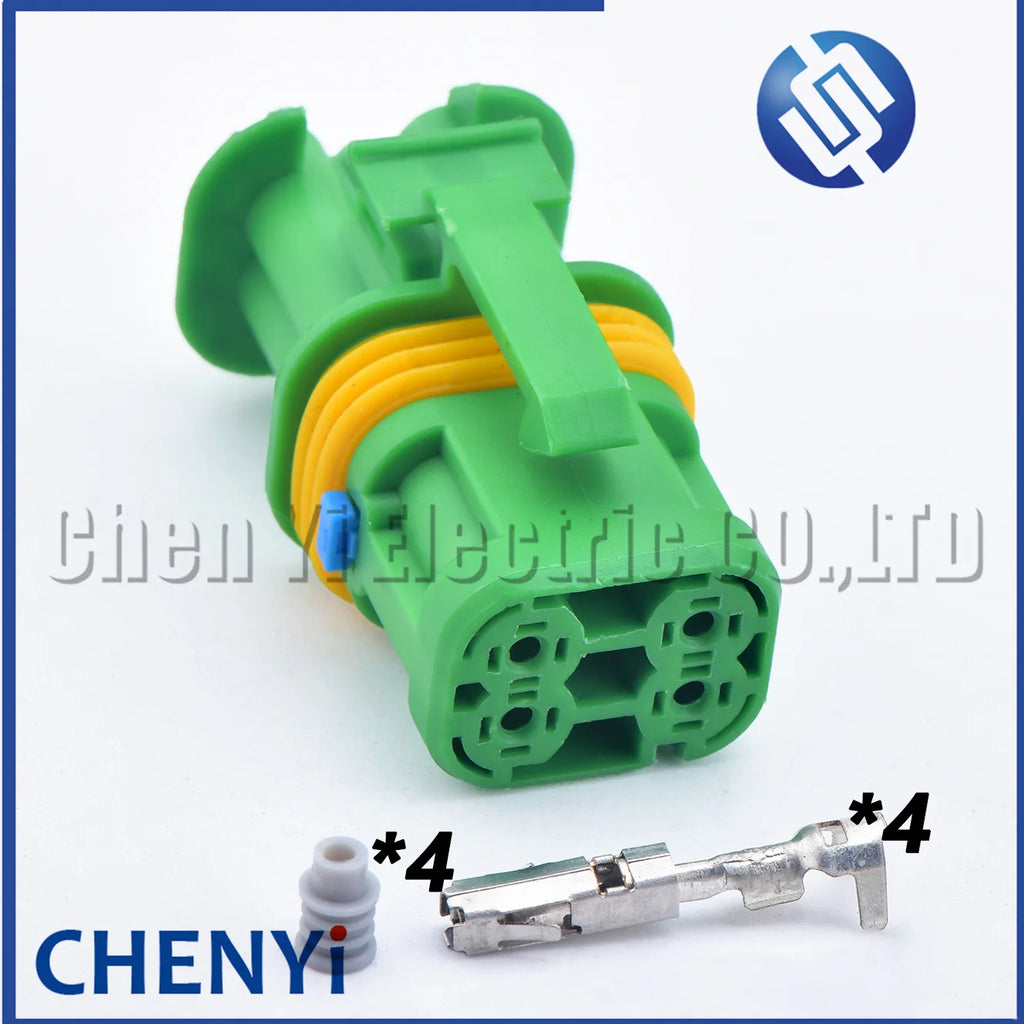 4 Pin Automobile waterproof connector Rear modulator plug 18650.000.001 18164.000.002 For МАN truck EBS Knor 2.2 2.3