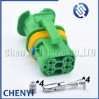 4 Pin Automobile waterproof connector Rear modulator plug 18650.000.001 18164.000.002 For МАN truck EBS Knor 2.2 2.3