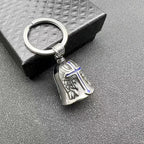 Vintage Punk Angel Pendant Motorcycle Bell Necklace For Men Symbol Of Protection And Good Luck Lucky Gift Sending off boyfriend