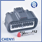 1 Set 12 Pin male female Automotive Waterproof Connector MG651343-5 MG641340-5 MG651343 MG641340 For Toyota Hyundai