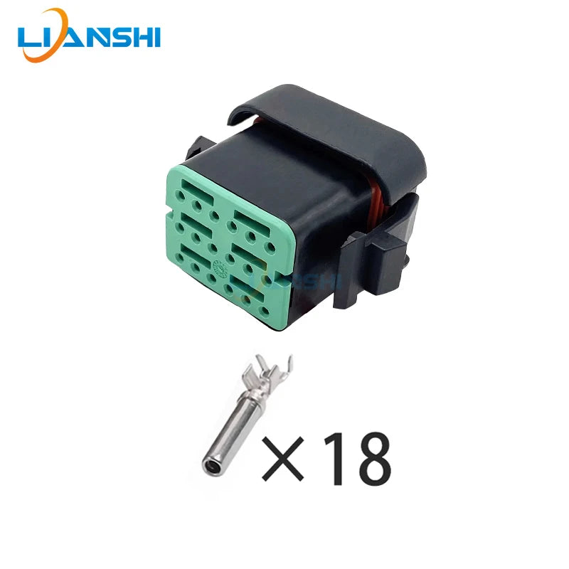 DTV06-18SB is suitable for Carter excavator plug 330/336C9 engine nozzle harness connector DTV02-18PB