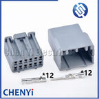 12 Pin Automotive Amplifier Plug Multimedia Audio Connector 917978-6 178881-6 30055-12Y For Hyundai ix35 amplifier plug Kia K5