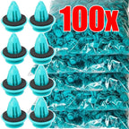 100/20PCS Auto Door Panel Clip with Seal Ring Auto Fastener Rivet Bumper Clip Retainer Car Interior Retaining Accessories