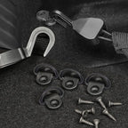 1-10sets Cargo Net Floor Hook Fixing Kit Rear Trunk Boot Tie Down Hook Ring Loop Fix Hang Flat Screen Auto Fasteners Accessories