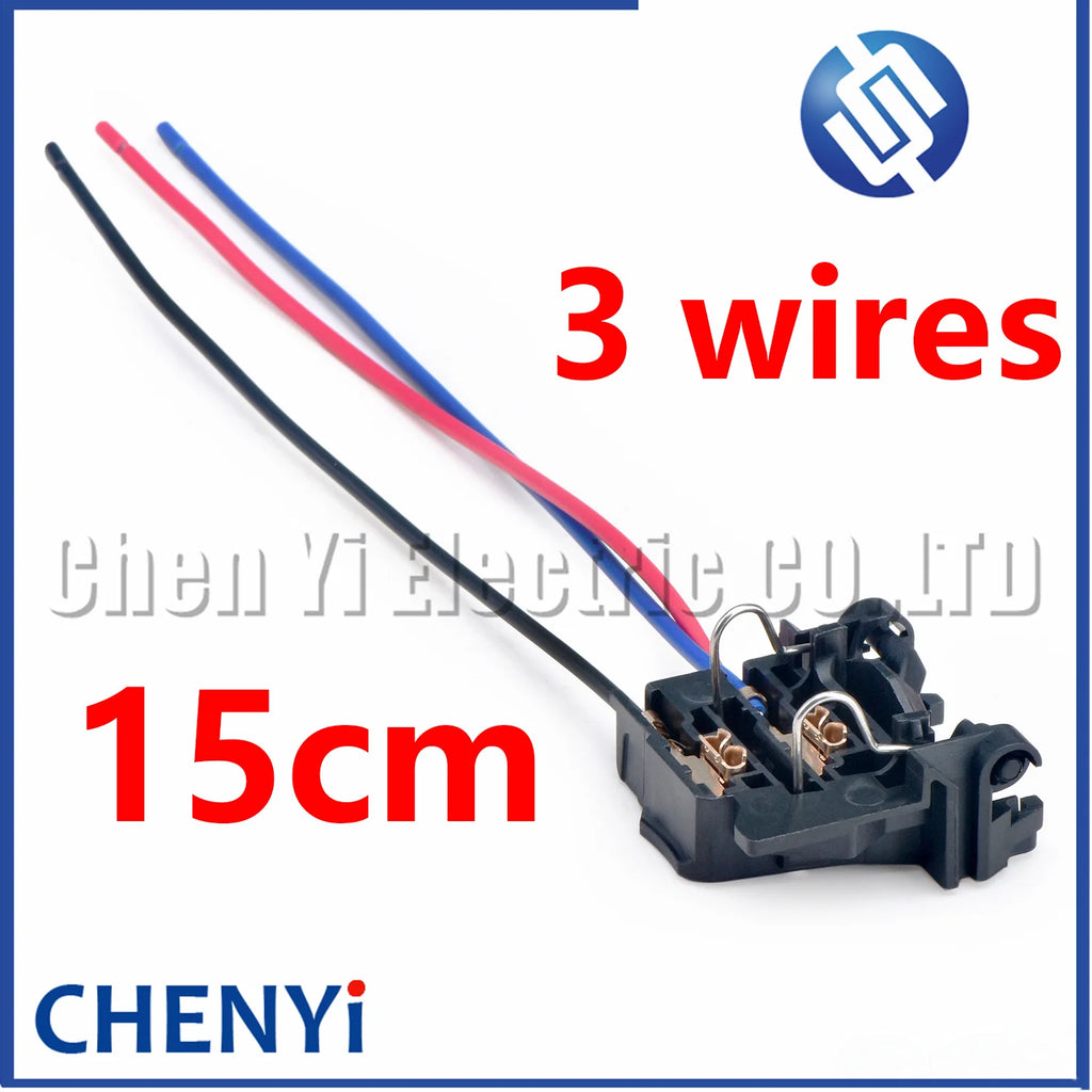 2 Pin Auto connector H1 H7 Low Beam Lamp Full Beam Headlight Bulb Holder Adapter Wire harness Bulb Socket Plug For Ford MK2 MK3