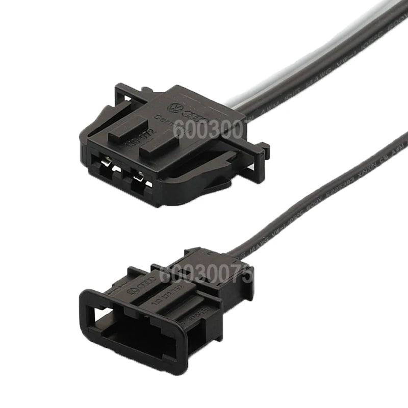 2 Pin Connector 6.3mm Series Male Female Connector Cable Plug Motorcycle Electrical Harnesses Wiring Harness 1J0972762 1J0972752