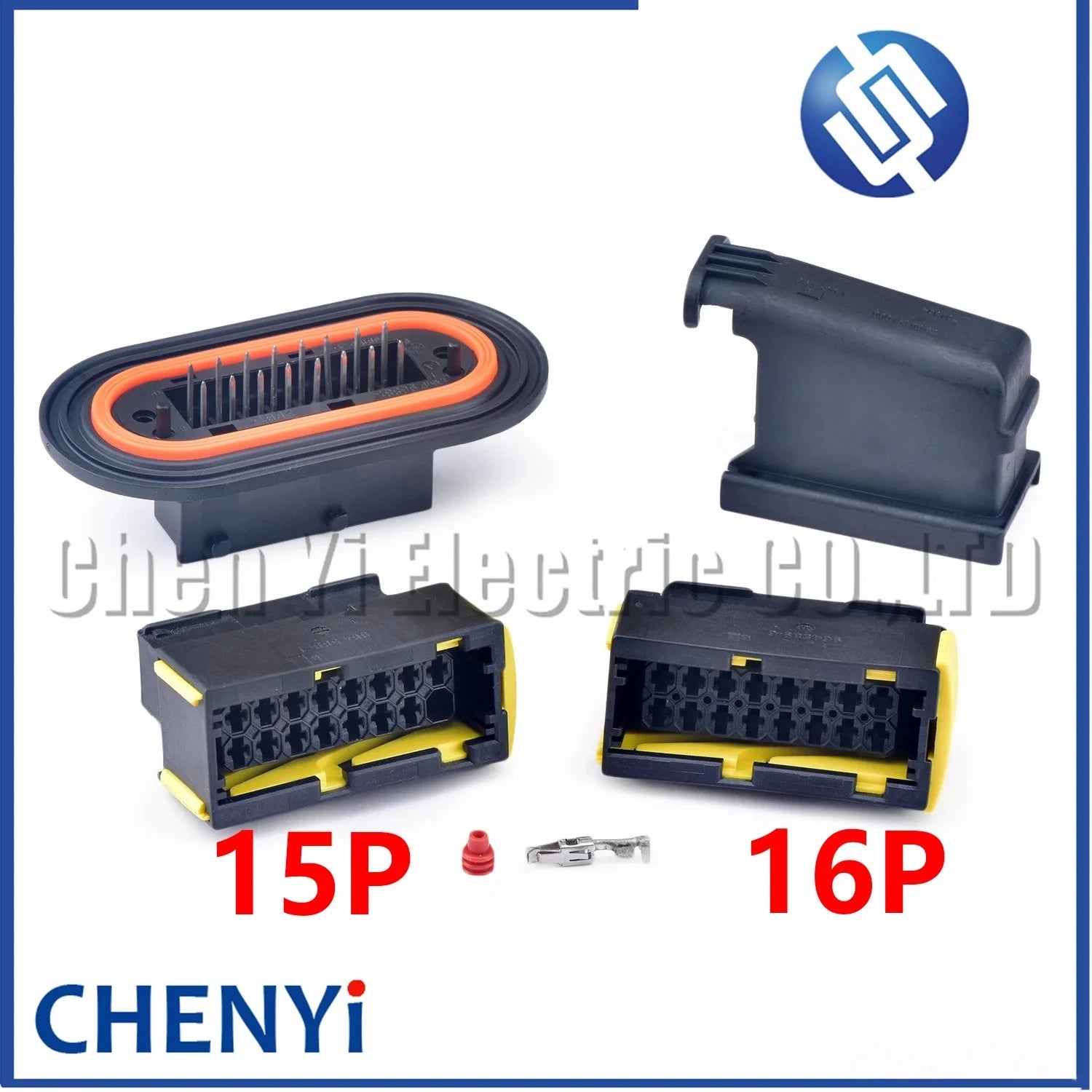 15 Pin 16P  Automobile connector Board Wire harness Plug 0001530022 964589-1 2-968814-2 968815-1 968814 29688142 For truck
