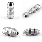 Pneumatic Push-In Fitting Set, Copper Nickel Plated Air Hose Connectors for 4mm–16mm Tube (KPU KPV KPE KPZA KPM)