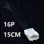 16 Pin Auto connector car Audio Navigation Rearview Wire harness plug 1318774-1 1565894-1 1473410-1 1318386-1 For Toyota Nissan