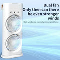 Cross Border Mini Electric Fan with Spray Cooling Function Portable Air Conditioning Household Desktop Use with LED Light Amagi