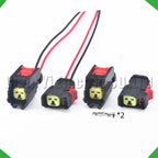 2 pin auto connector rear wheel abs wheel speed brake locking fuel injector horn engine...
