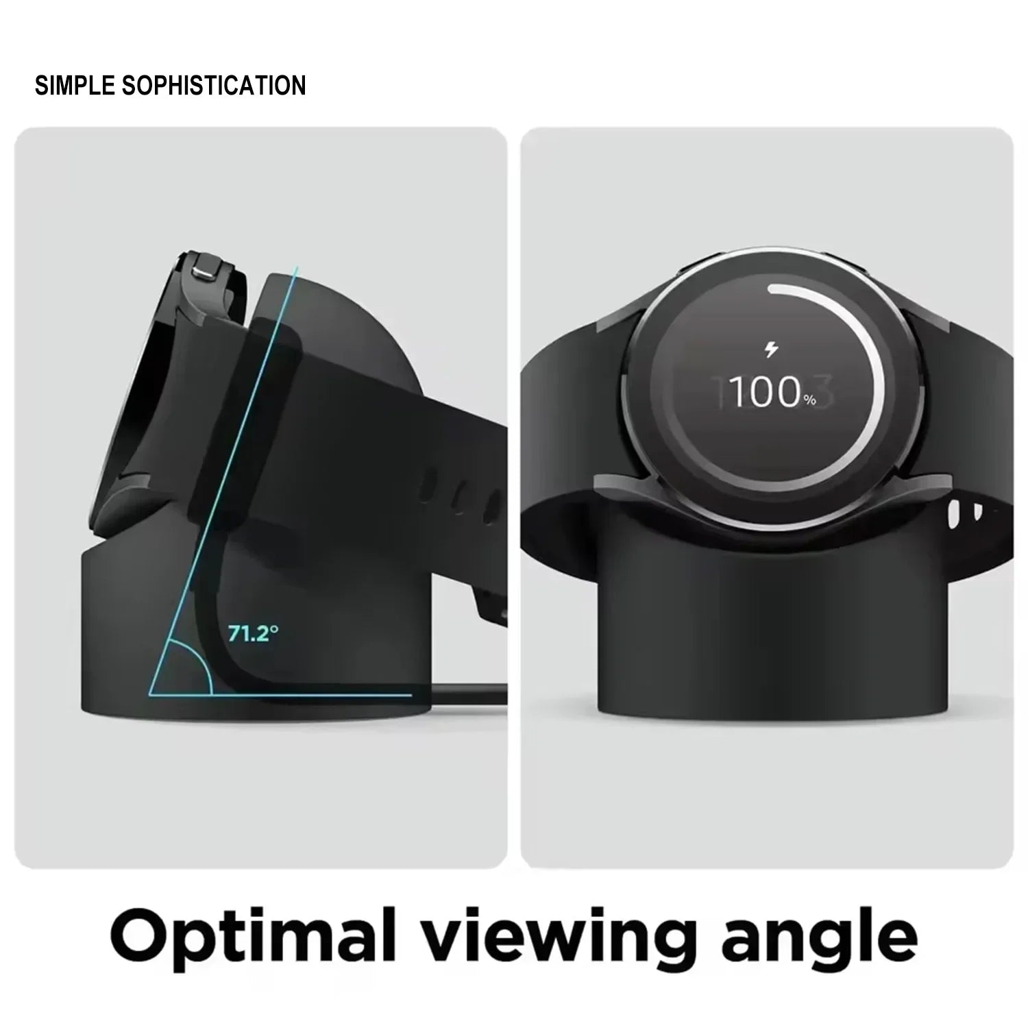 For Apple Watch Series 11 10 9 8 7 6 5 SE Ultra 3 2 1 Charger Dock Station Silicone Bracket Iwatch Cable Holder Charger Stand Am