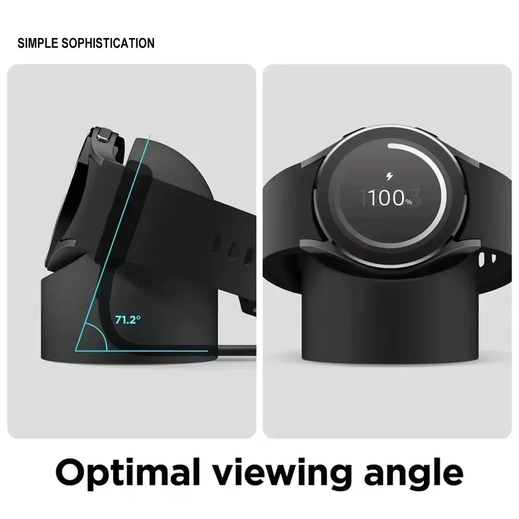 Charger Stand For Apple Watch Series 9 8 Ultra 7 6 5 SE 4 3 2 Charger Dock Station Silicone Iwatch Charging Cable Holder Amagi