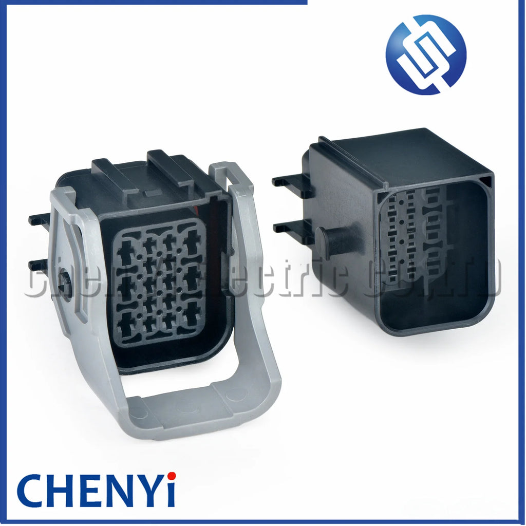 16 Pin Automotive waterproof connector Car Automotive headlight engine front bumper assembly harness Plug 1743350-2 1743354-2
