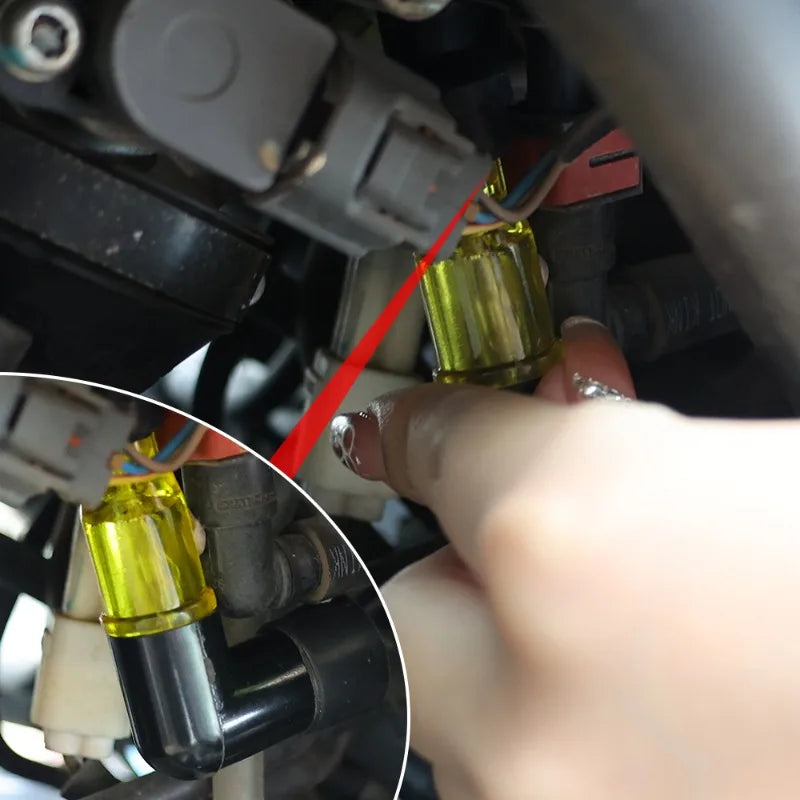 Motorcycle Ignition Spark Plug Cap Universal Flash Spark Plug High Pressure Cap Elbow Shaped Motorcycle Modification Accessories